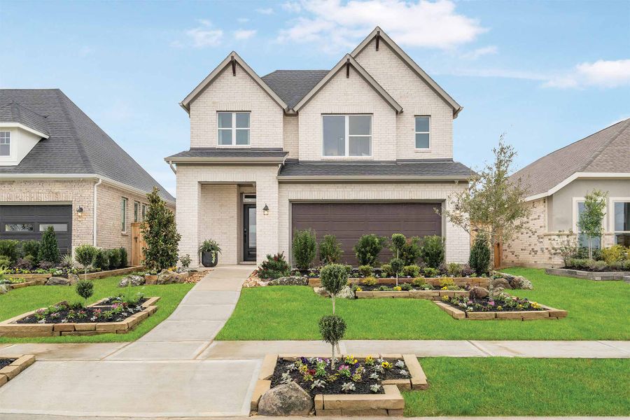 Front exterior of a home in the The Grand Prairie 40’ community, located in Hockley, TX (Image 1). Front exterior of a home in the The Grand Prairie 40’ community, located in Hockley, TX (Image 1).