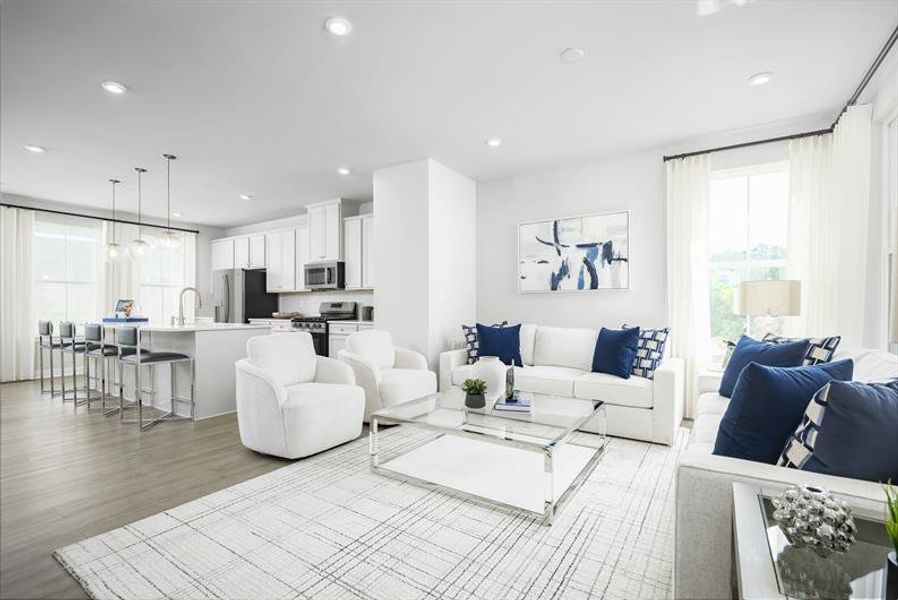 Your new townhome gives you the space of a single family home boasting over 2,000 sq.ft.