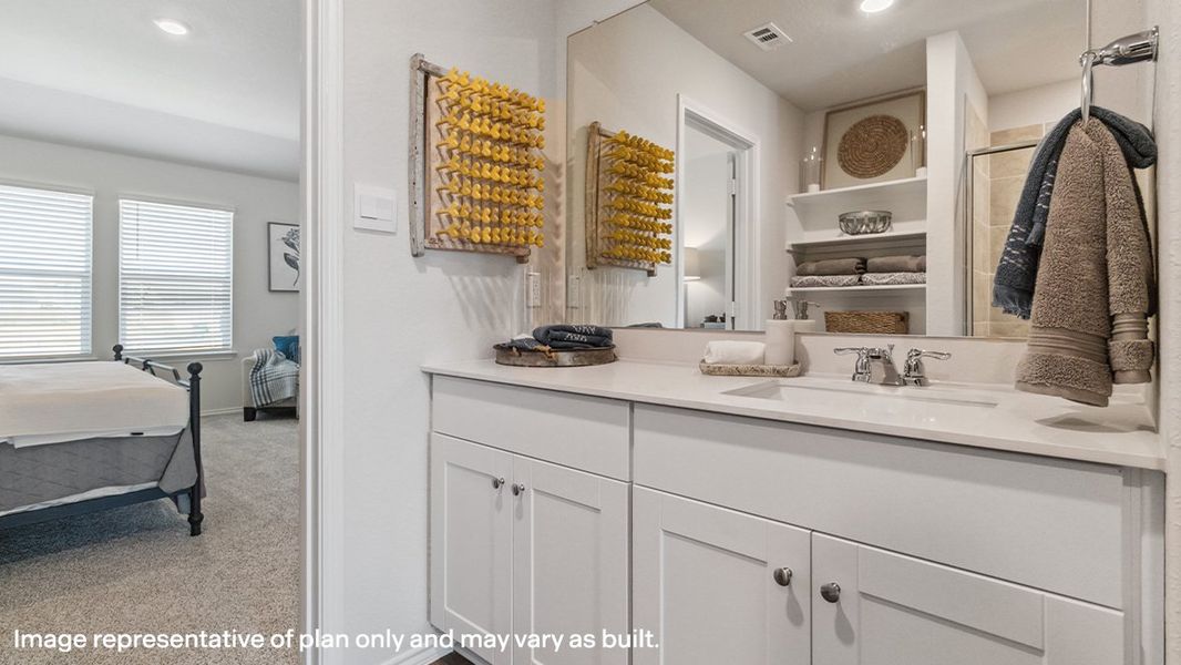 Furnished interior in a model home at Seneca Trails in Leon Valley (Image 29).