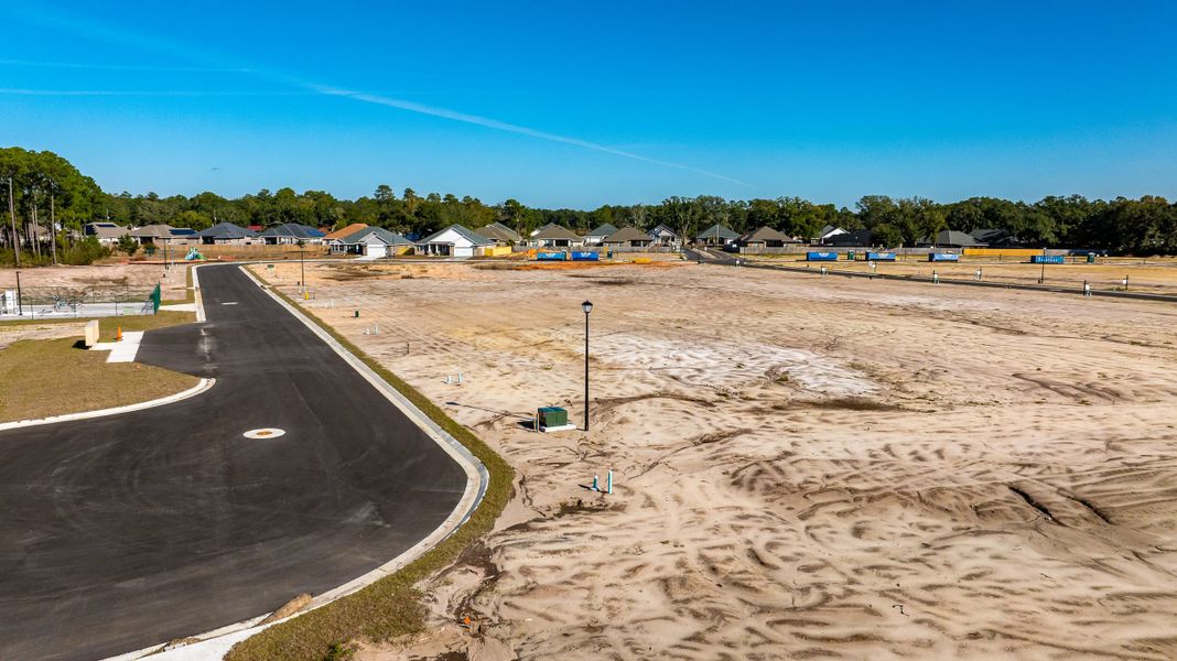 Site preparation and early development at Buckeye's Landing in Navarre, FL (Image 32).
