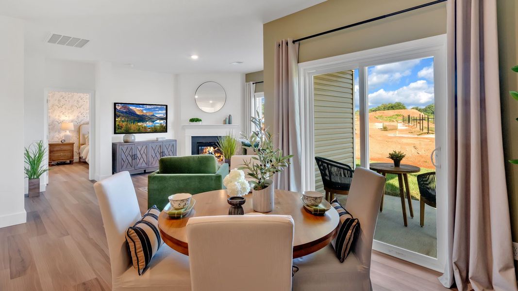 Furnished interior in a model home at Millstone Village in Morristown (Image 13).