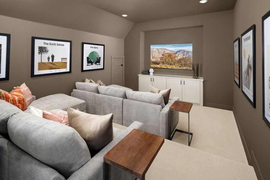 Furnished interior in a model home at Ramble in Celina (Image 28). Furnished interior in a model home at Ramble in Celina (Image 28).