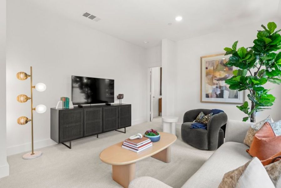 Furnished interior in a model home at Talia in Mesquite (Image 32).