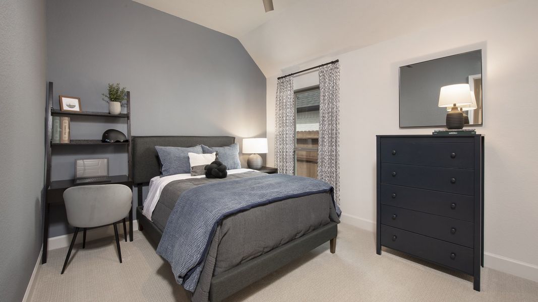 Furnished interior in a model home at Woodhavyn 50' in Magnolia (Image 13). Furnished interior in a model home at Woodhavyn 50' in Magnolia (Image 13).