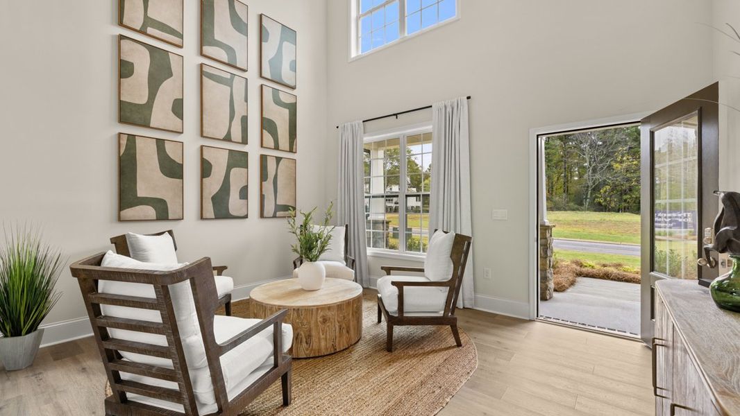 Furnished interior in a model home at Haven Abbey in Cumming (Image 8).