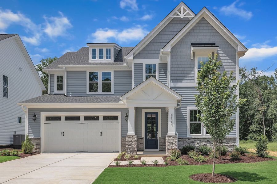 Front exterior of a home in the Kennebec Crossing community, located in Angier, NC (Image 44).