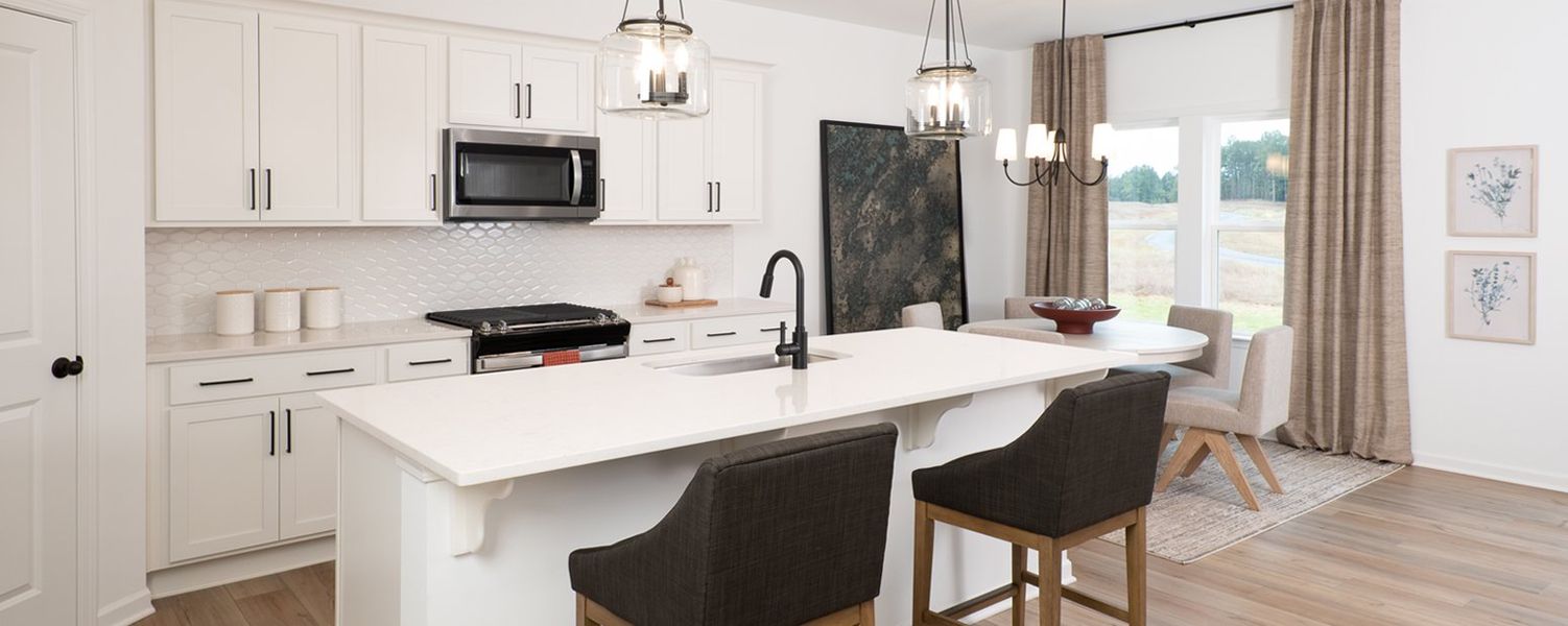 Furnished interior in a model home at The Pointe at Heron Bay in Locust Grove (Image 6). Furnished interior in a model home at The Pointe at Heron Bay in Locust Grove (Image 6).