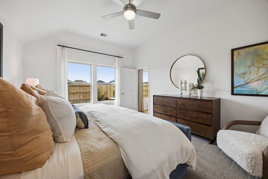 Primary Suite in the Diamond Model Home by Trophy Signature Homes