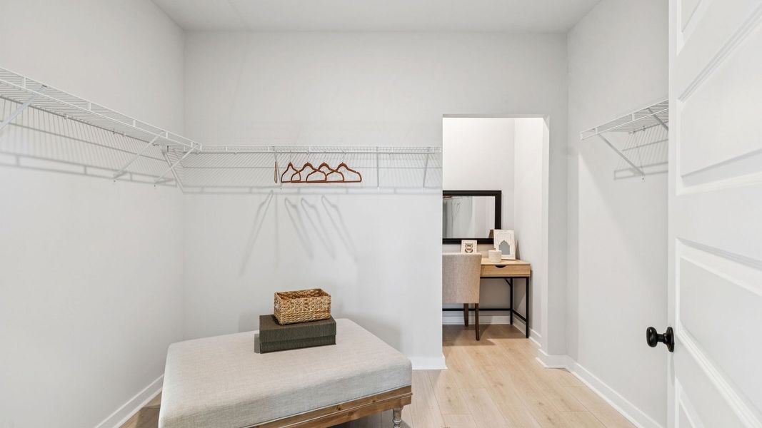 Furnished interior in a model home at Harvest Point in Spring Hill (Image 63).