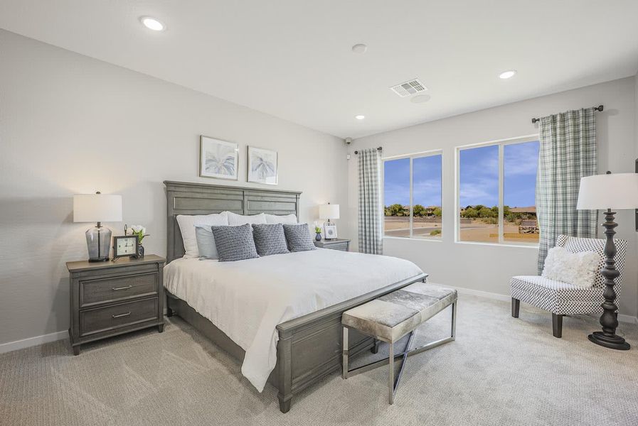 Primary Bedroom | Inspirada | Marketside Tercera | Verrado | New homes in Buckeye, Arizona | Landsea Homes Primary Bedroom | Inspirada | Marketside Tercera | Verrado | New homes in Buckeye, Arizona | Landsea Homes