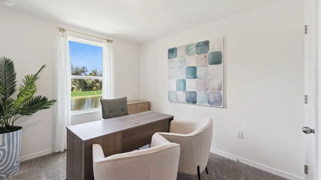 Furnished interior in a model home at Encore at Hillview in Altamonte Springs (Image 12). Furnished interior in a model home at Encore at Hillview in Altamonte Springs (Image 12).