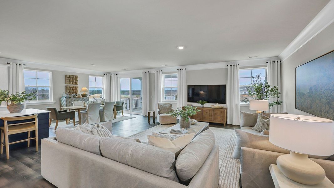 Furnished interior in a model home at Livingston Woods in Irmo (Image 27). Furnished interior in a model home at Livingston Woods in Irmo (Image 27).