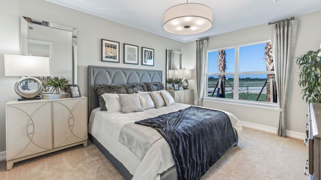 Furnished interior in a model home at Palmetto Landing at Babcock Ranch in Punta Gorda (Image 22).