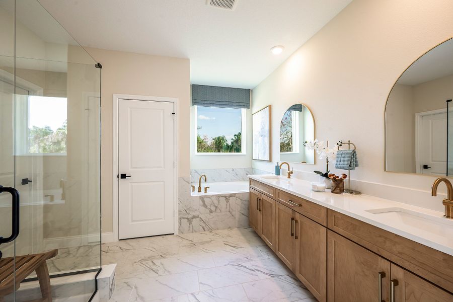 Furnished interior in a model home at Estates at Lake Jesup in Sanford (Image 8). Furnished interior in a model home at Estates at Lake Jesup in Sanford (Image 8).