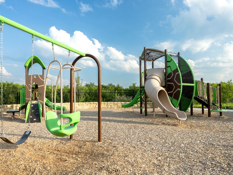 The playground at Simpson Crossing. The playground at Simpson Crossing.
