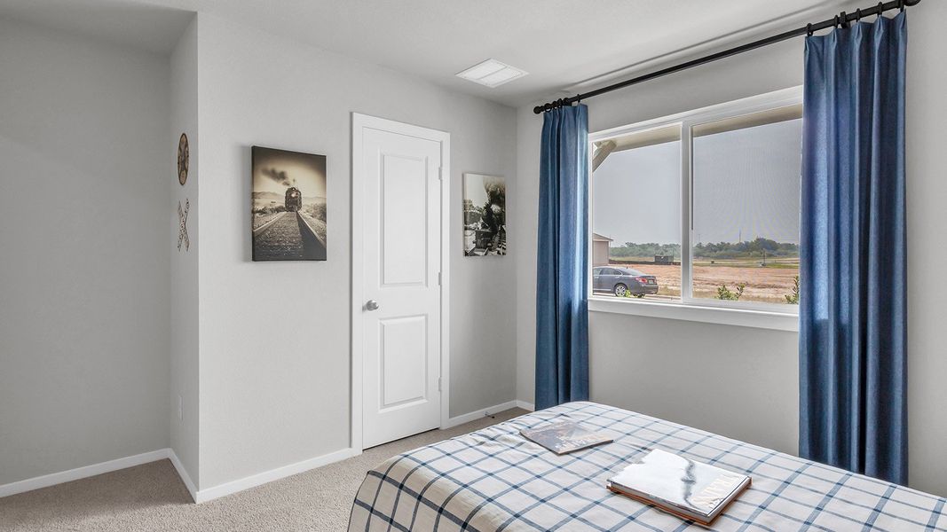 Furnished interior in a model home at Cornerstone in Rockdale (Image 16).