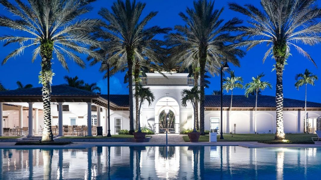 Pool at Dusk | Tesoro Club:Pool at Dusk | Tesoro Club