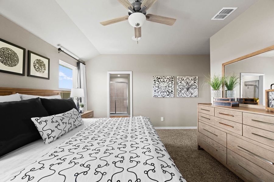 Furnished interior in a model home at Saratoga Crossing in Corpus Christi (Image 12). Furnished interior in a model home at Saratoga Crossing in Corpus Christi (Image 12).