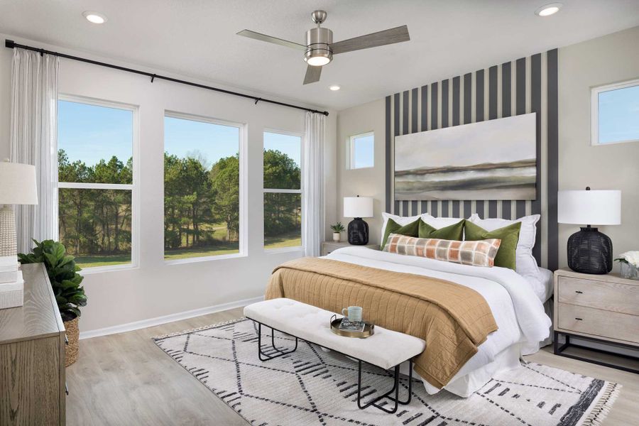 Furnished interior in a model home at Vistera of Venice – Cottage Series in Nokomis (Image 8).