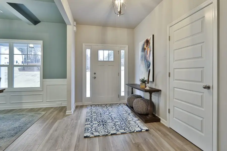 Furnished interior in a model home at Wimberly Estates in Newnan (Image 6). Furnished interior in a model home at Wimberly Estates in Newnan (Image 6).