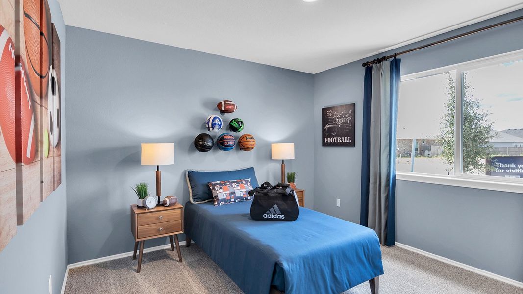 Furnished interior in a model home at Oak Ridge in Temple (Image 17).