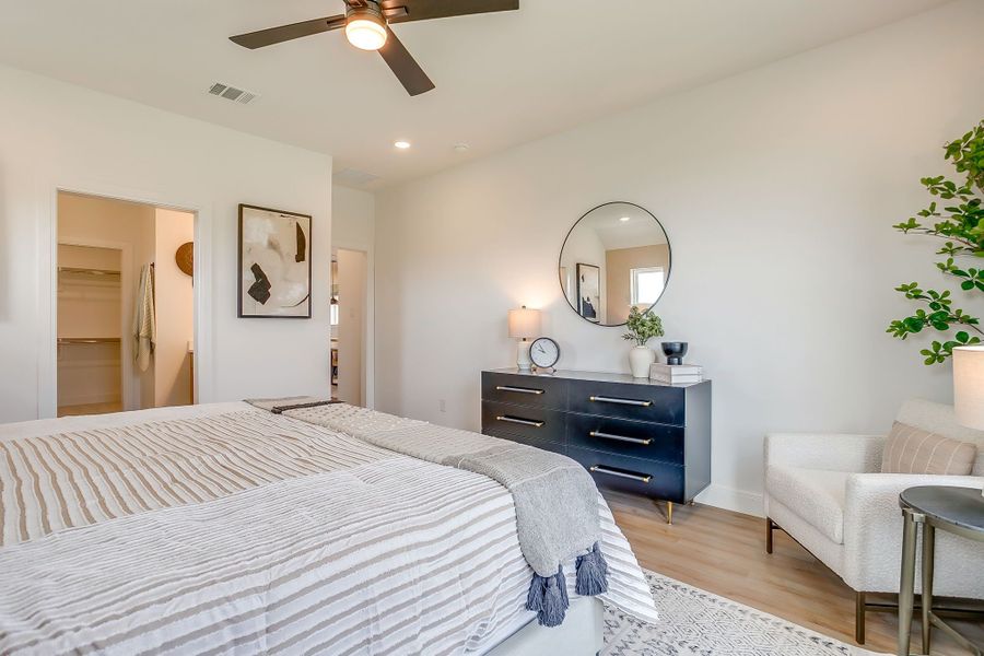 Furnished interior in a model home at Creekside in Royse City (Image 53).