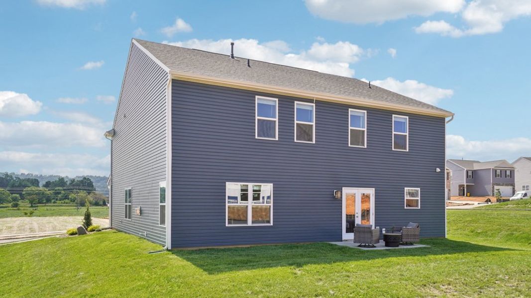 Exterior details of a home in Keebler Meadows, Johnson City (Image 11).