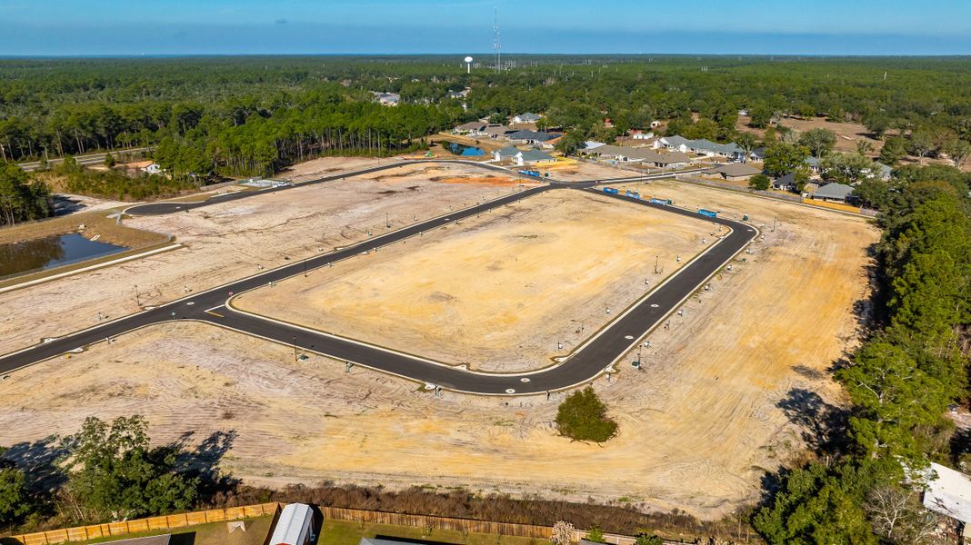 Site preparation and early development at Buckeye's Landing in Navarre, FL (Image 35).