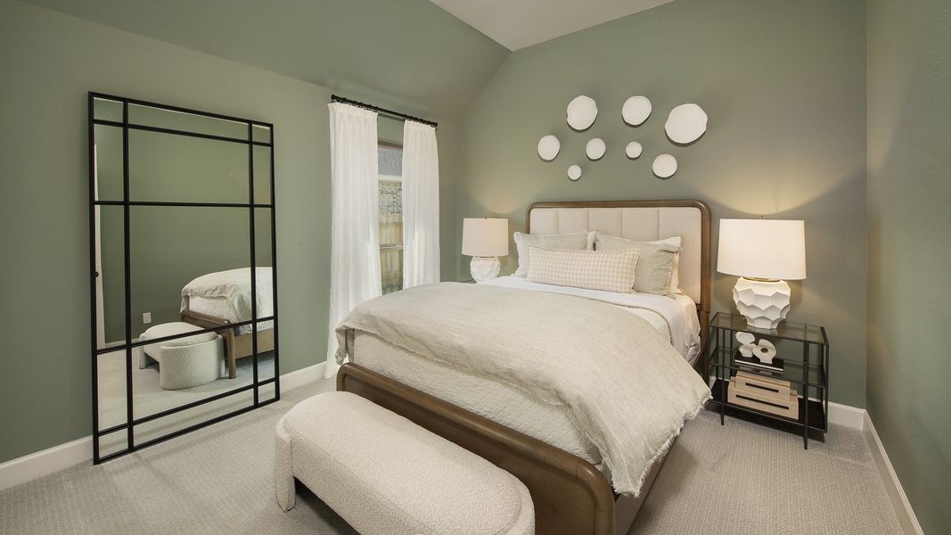 Furnished interior in a model home at Grange 50' in Katy (Image 18). Furnished interior in a model home at Grange 50' in Katy (Image 18).