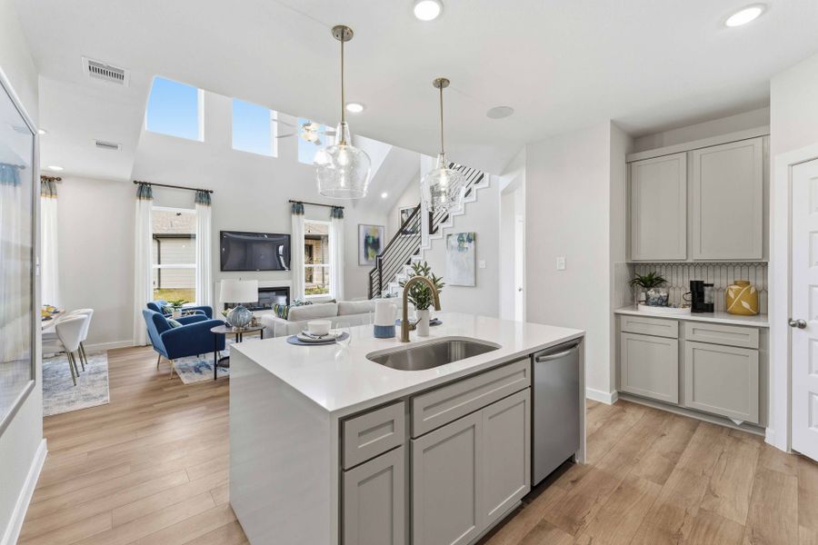 Furnished interior in a model home at Cielo in Cut and Shoot (Image 10).