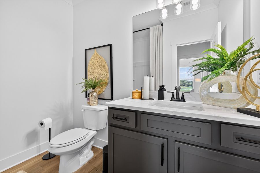 Furnished interior in a model home at Cotton Creek in Good Hope (Image 20).