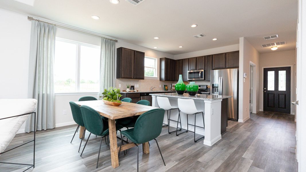 Charleston Heights Model Homes Kitchen & Dining Area