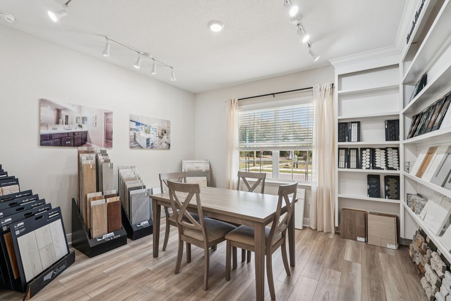 Furnished interior in a model home at Lehigh Acres Signature in Lehigh Acres (Image 8).