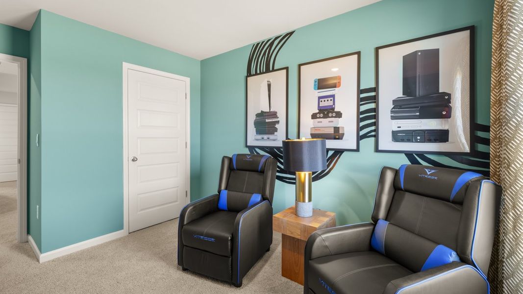 Furnished interior in a model home at Weatherstone in Grovetown (Image 18).