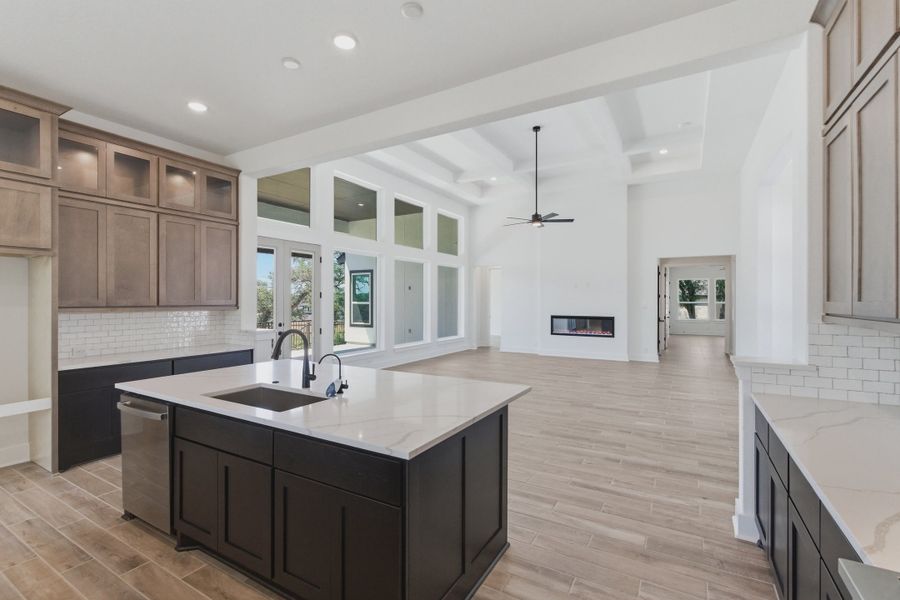 Furnished interior in a model home at Grand Lakes Estates in Montgomery (Image 10).