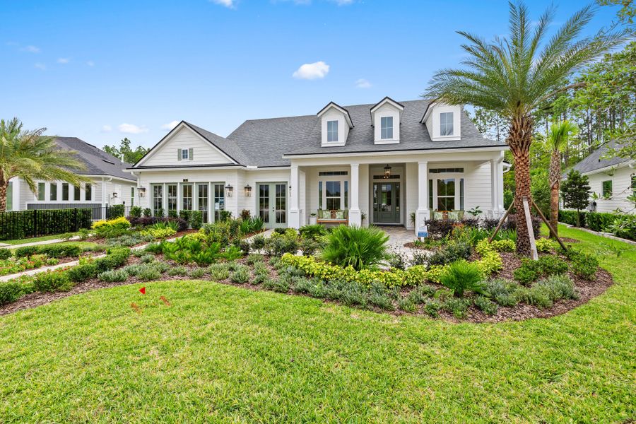 Front exterior of a home in the Hidden Creek at SilverLeaf 80' Gold Series community, located in St. Augustine, FL (Image 2).