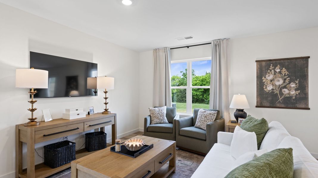 Furnished interior in a model home at Owensby Farms Townhomes in Dayton (Image 10).