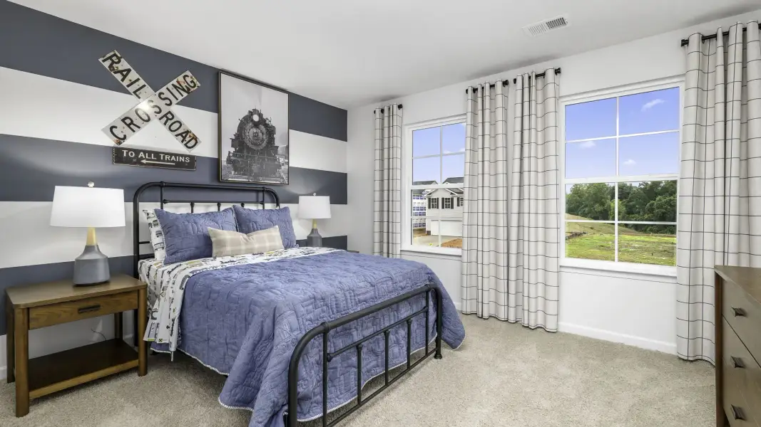 Furnished interior in a model home at Neal Place in Stokesdale (Image 19).