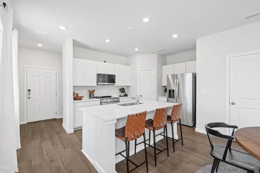 Crescent Plan Kitchen at The Villas at Bishop Oaks