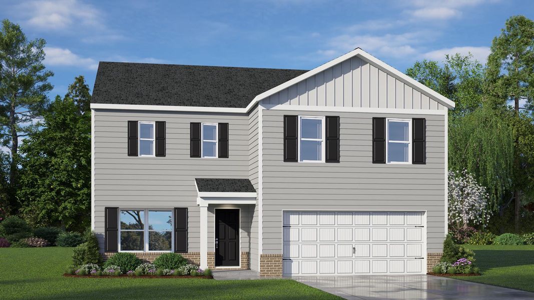 Front exterior of a home in the Bynum Farms community, located in Farmville, NC (Image 13). Front exterior of a home in the Bynum Farms community, located in Farmville, NC (Image 13).