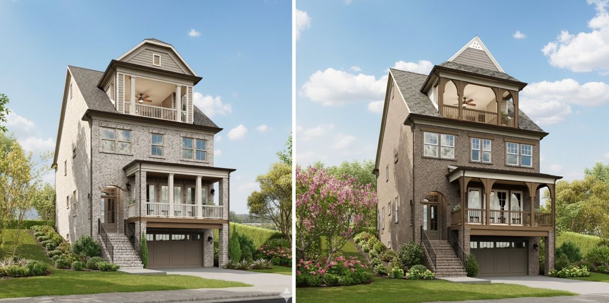 Front exterior of a home in the Laurel View community, located in Suwanee, GA (Image 5).
