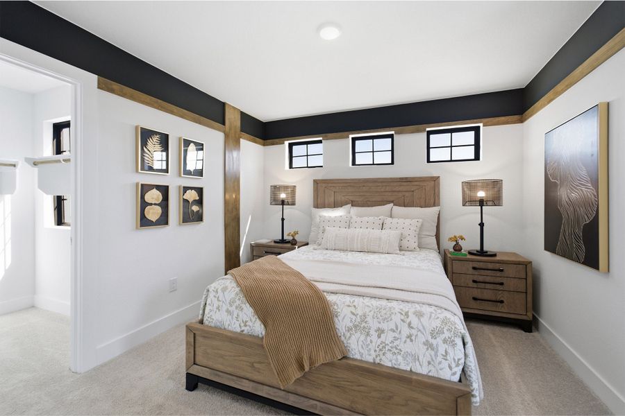 Furnished interior in a model home at Lone Oak in San Antonio (Image 36).