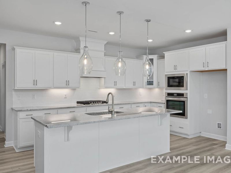 Furnished interior in a model home at Retreat at North Main in Lillington (Image 29).