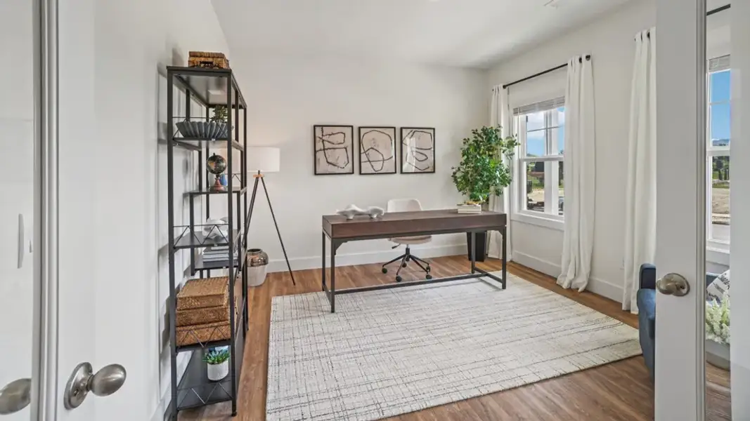 Furnished interior in a model home at Old Shiloh in Greeneville (Image 15).