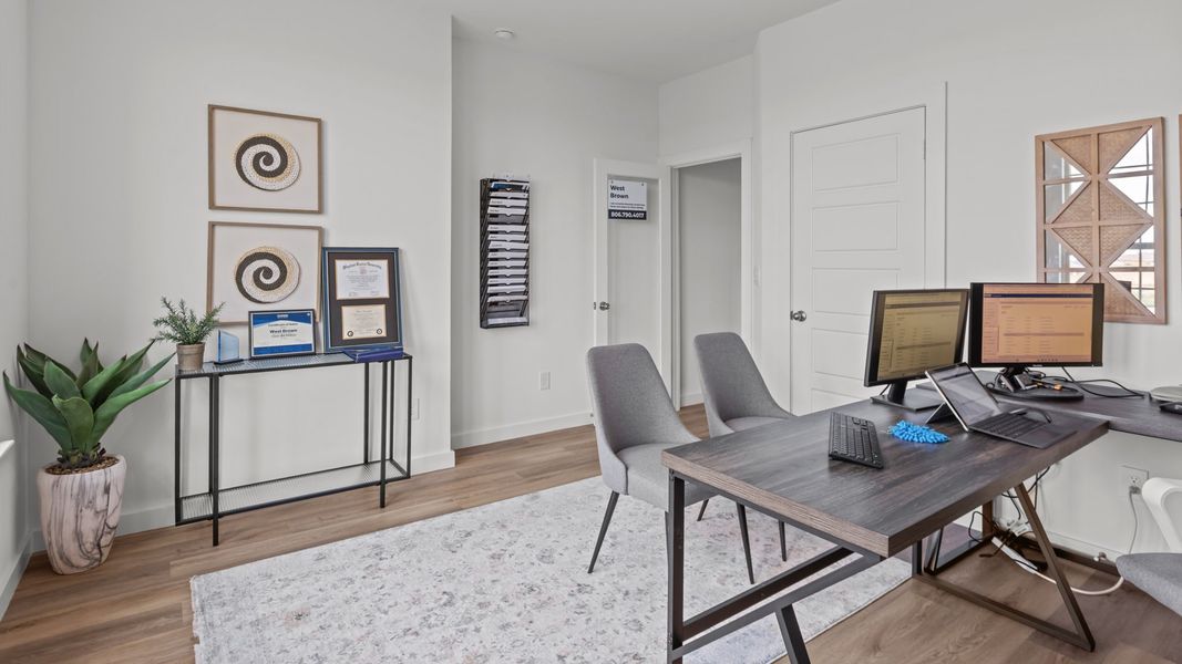 Furnished interior in a model home at Westmont in Lubbock (Image 7).
