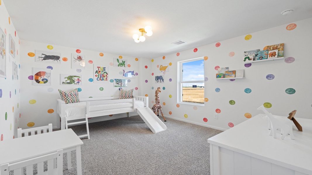 Furnished interior in a model home at Sunterra Lakes in Brookshire (Image 17).