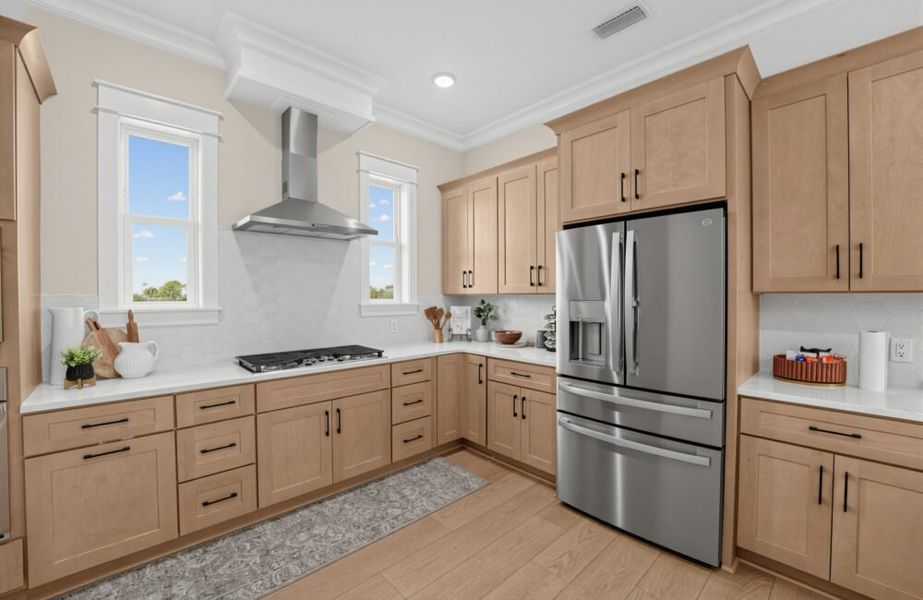 Furnished interior in a model home at King's Landing in Panama City (Image 14). Furnished interior in a model home at King's Landing in Panama City (Image 14).