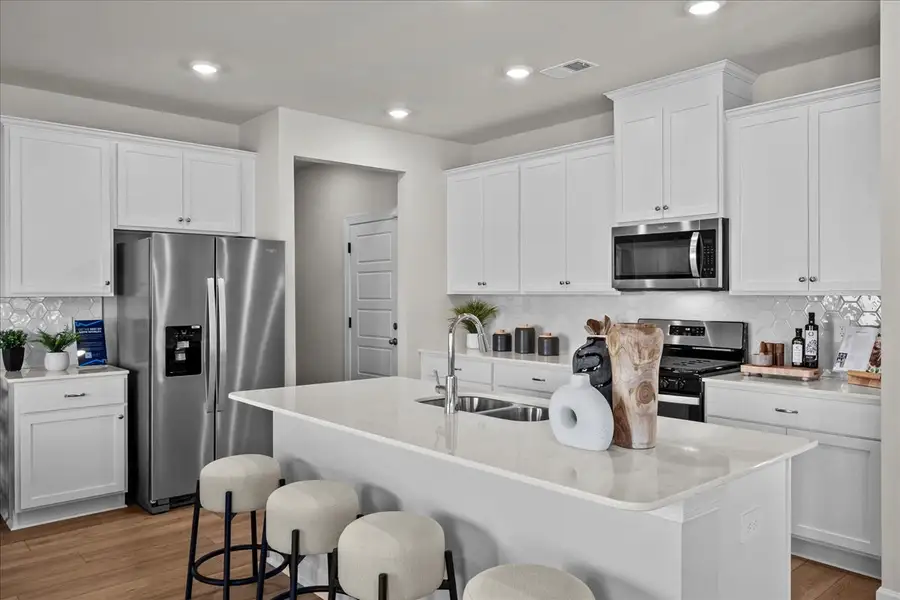 Furnished interior in a model home at Shiloh Valley in Piedmont (Image 5).