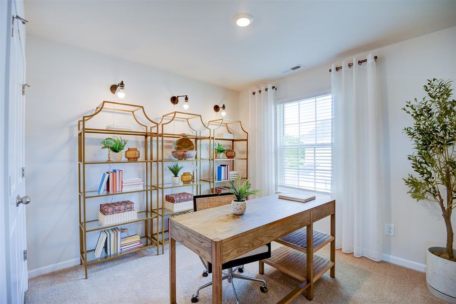 Furnished interior in a model home at Laurel Ridge in Greenville (Image 7).