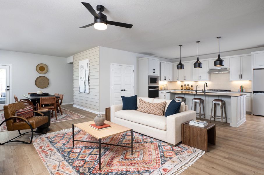 Furnished interior in a model home at La Cima in San Marcos (Image 12). Furnished interior in a model home at La Cima in San Marcos (Image 12).